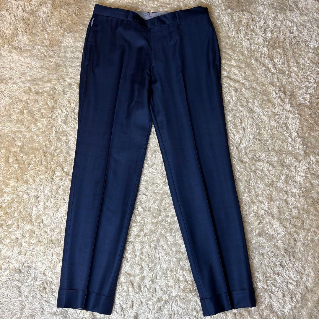 【最高級】トゥモローランド ゼニア スーツセットアップ ネイビー　チェック