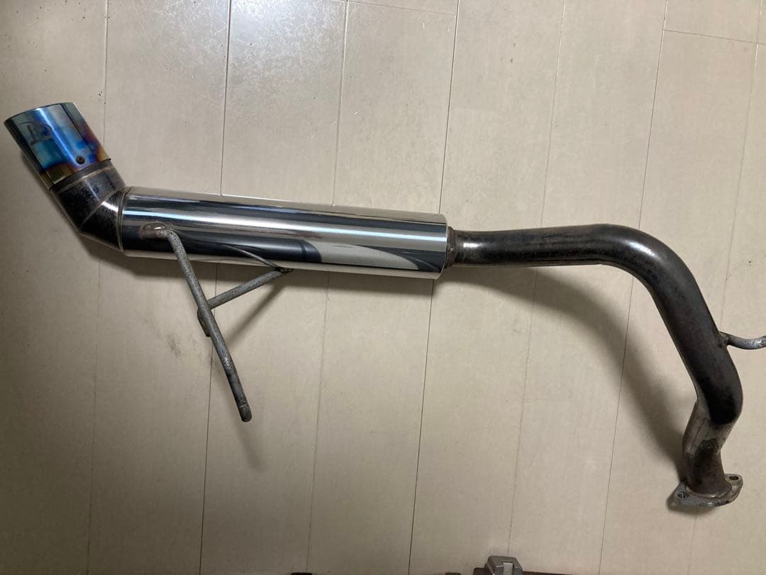 RIDE＋TECH エブリイDA17用UPSTYLEマフラー　チタンテール