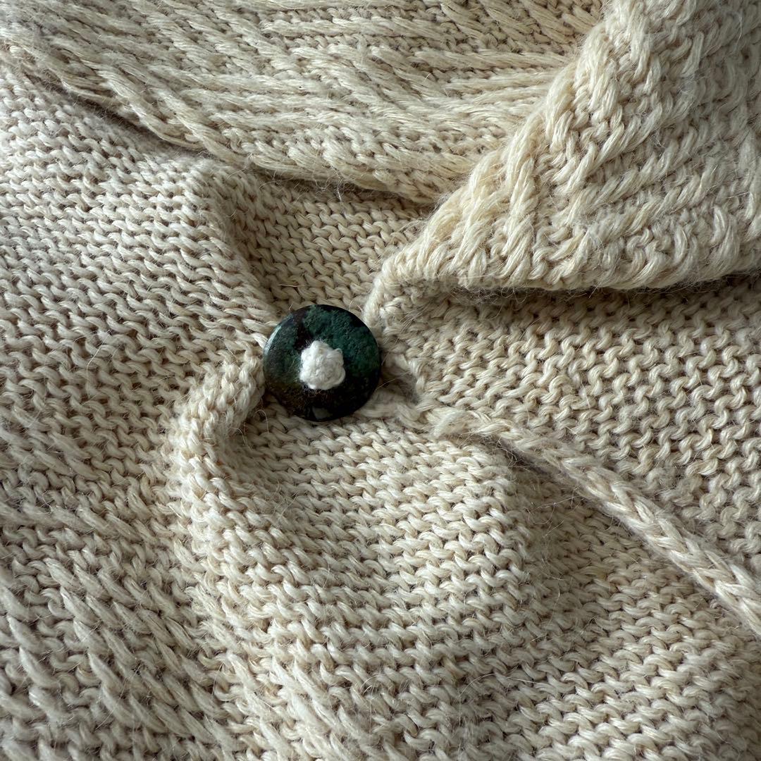 【レア】suzuki takayuki チュールニットポンチョ　アルパカ　ケープ