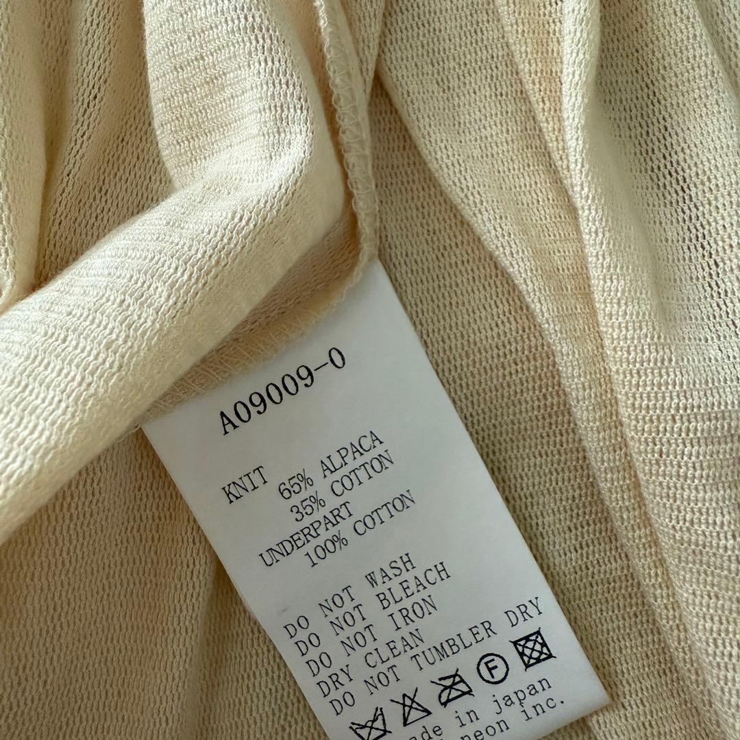 【レア】suzuki takayuki チュールニットポンチョ　アルパカ　ケープ