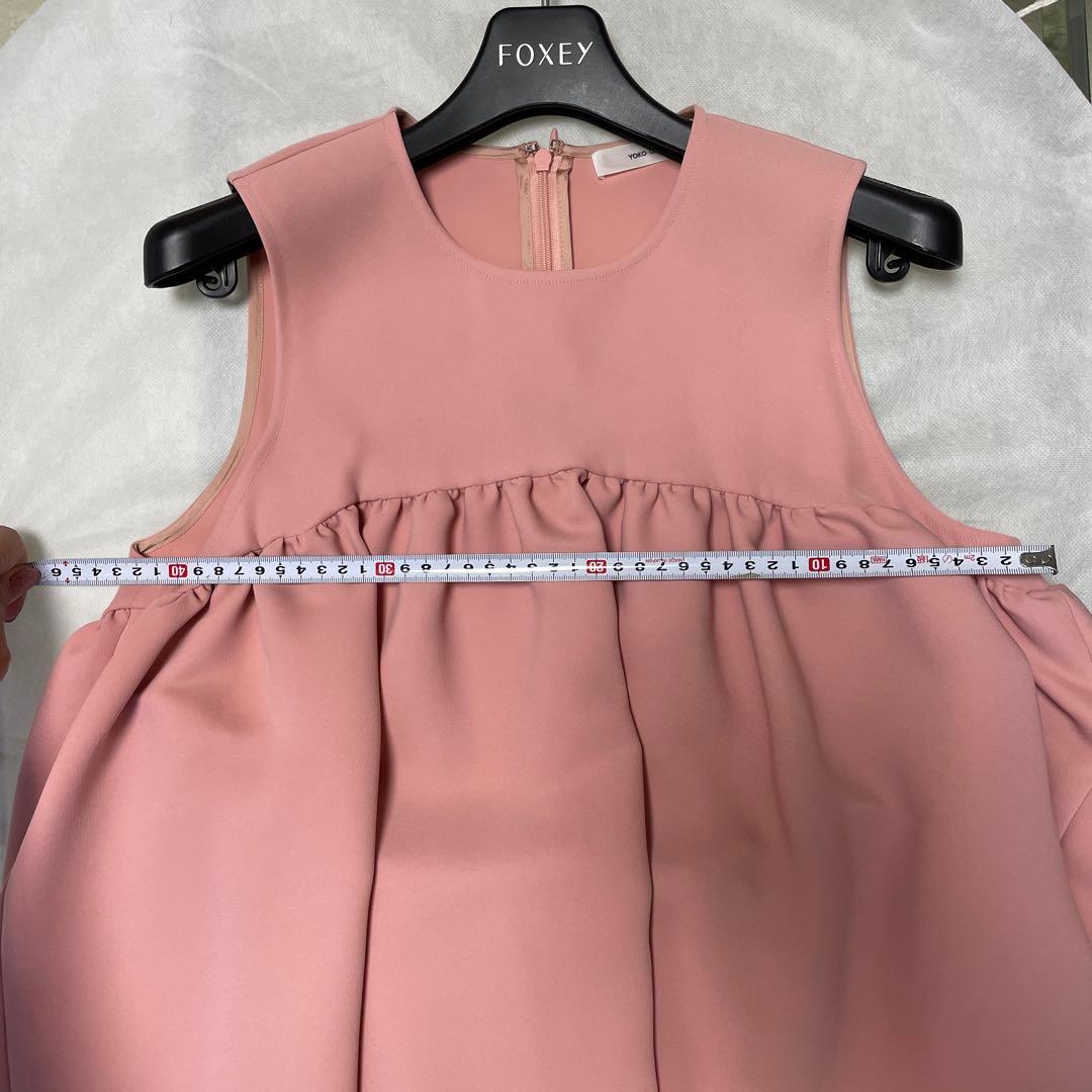 ヨーコチャン　ピンク　フレア　シャツ　ブラウス　36