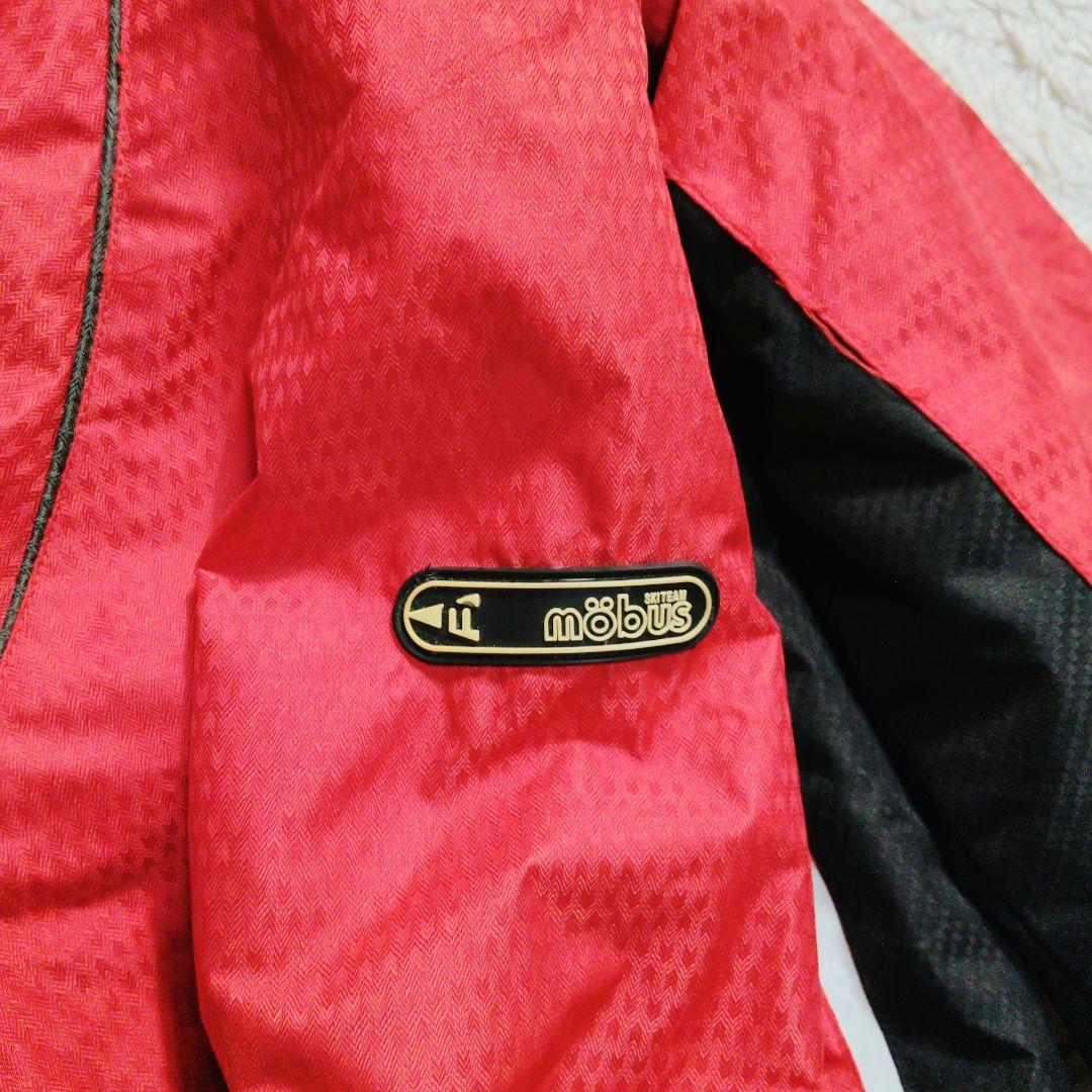 ✨mobus✨スキー スノボ ウェア 上下 メンズL 赤 黒 ユニセックス