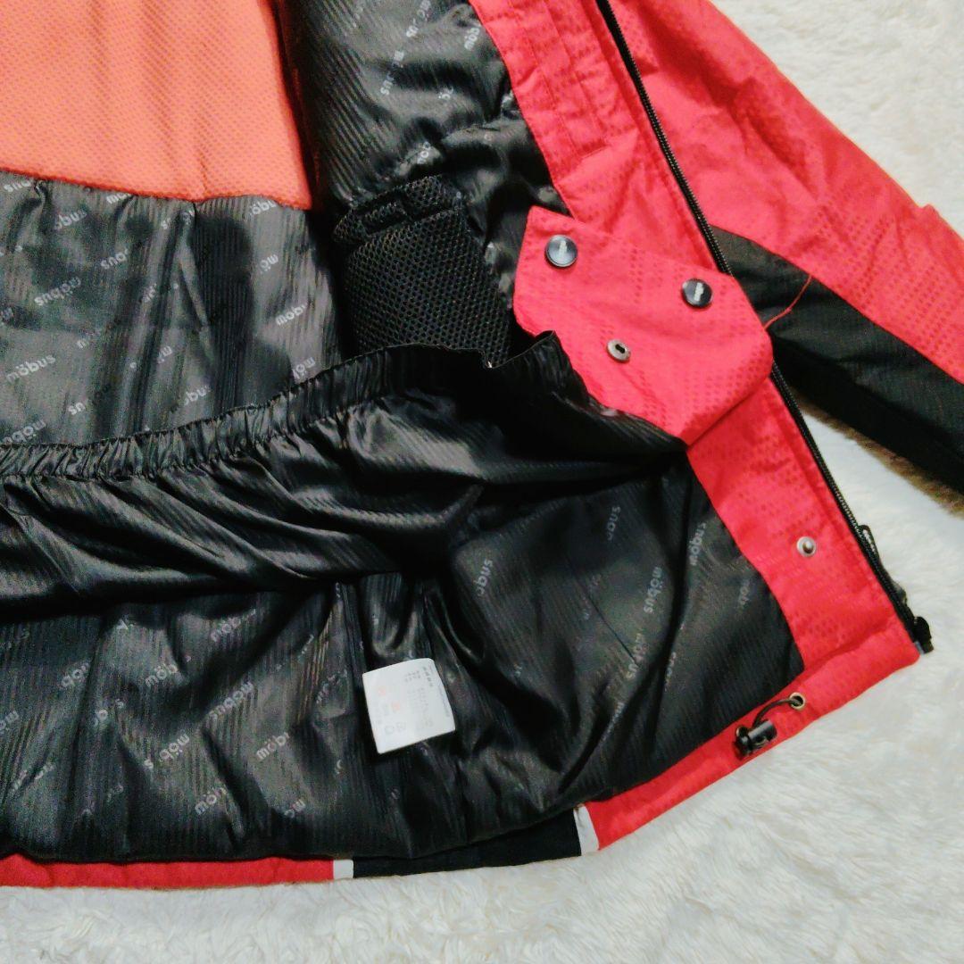 ✨mobus✨スキー スノボ ウェア 上下 メンズL 赤 黒 ユニセックス