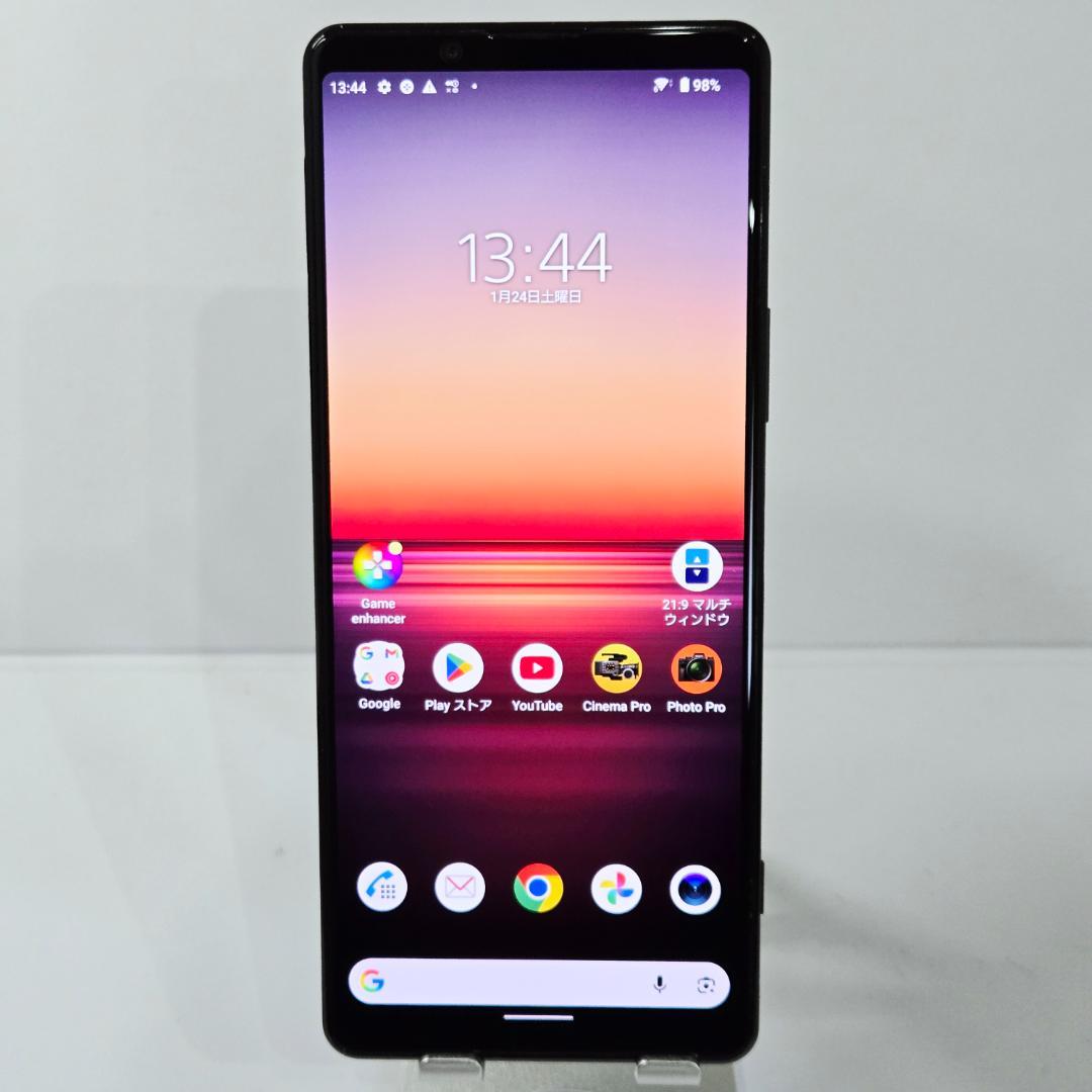 03 Xperia 1 ⅱ ブラック SIMフリー