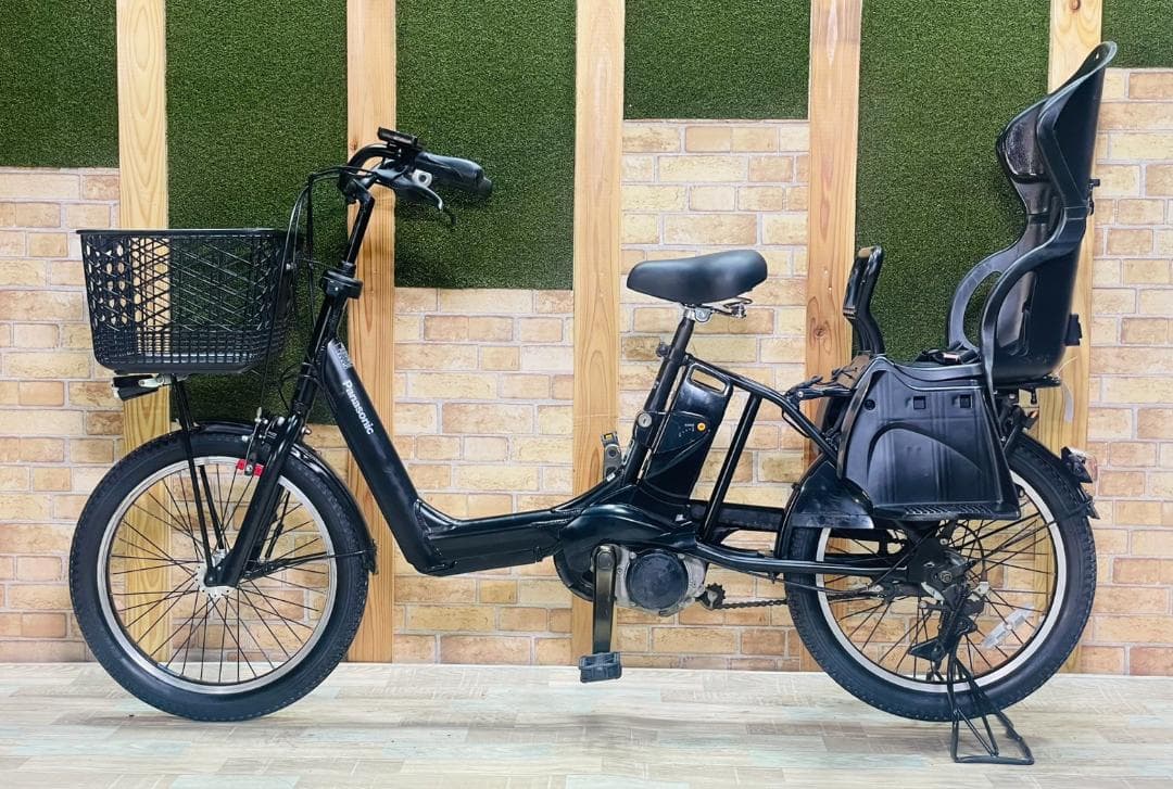 マットブラック 王様 ギュットアニーズ子供乗せ電動アシスト自転車 H3388