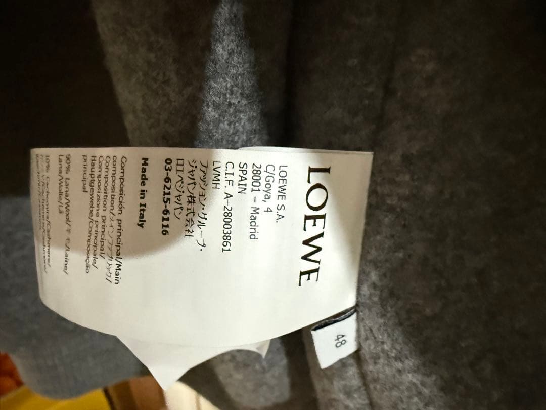 LOEWE フーテッドジャケット サイズ48