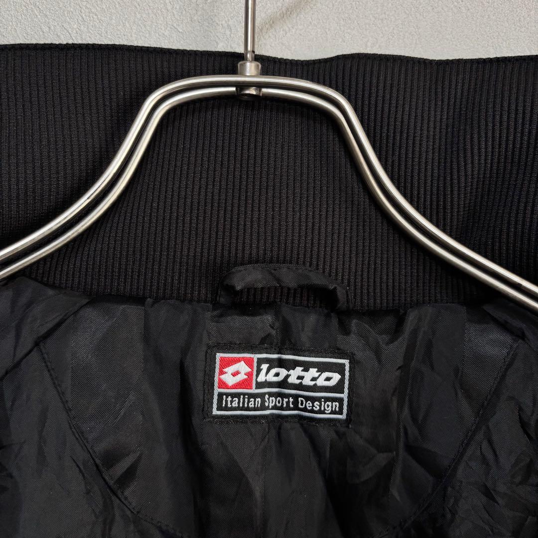 lotto ロット サイドライン ナイロンジャケット コート US M ブラック