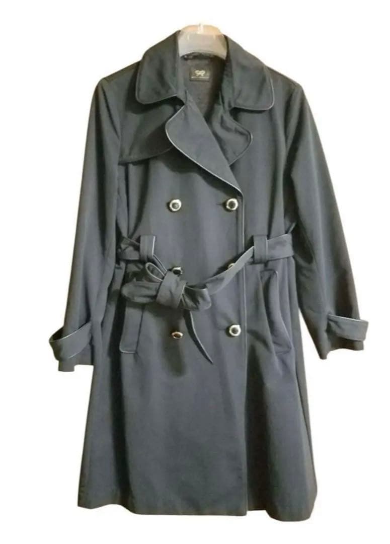 匿名配送⭐️ANYA HINDMARCH　トレンチコート　ブラック　S