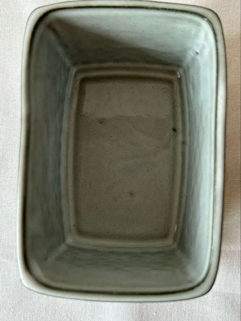 バターケース セラミックと木製 グレー