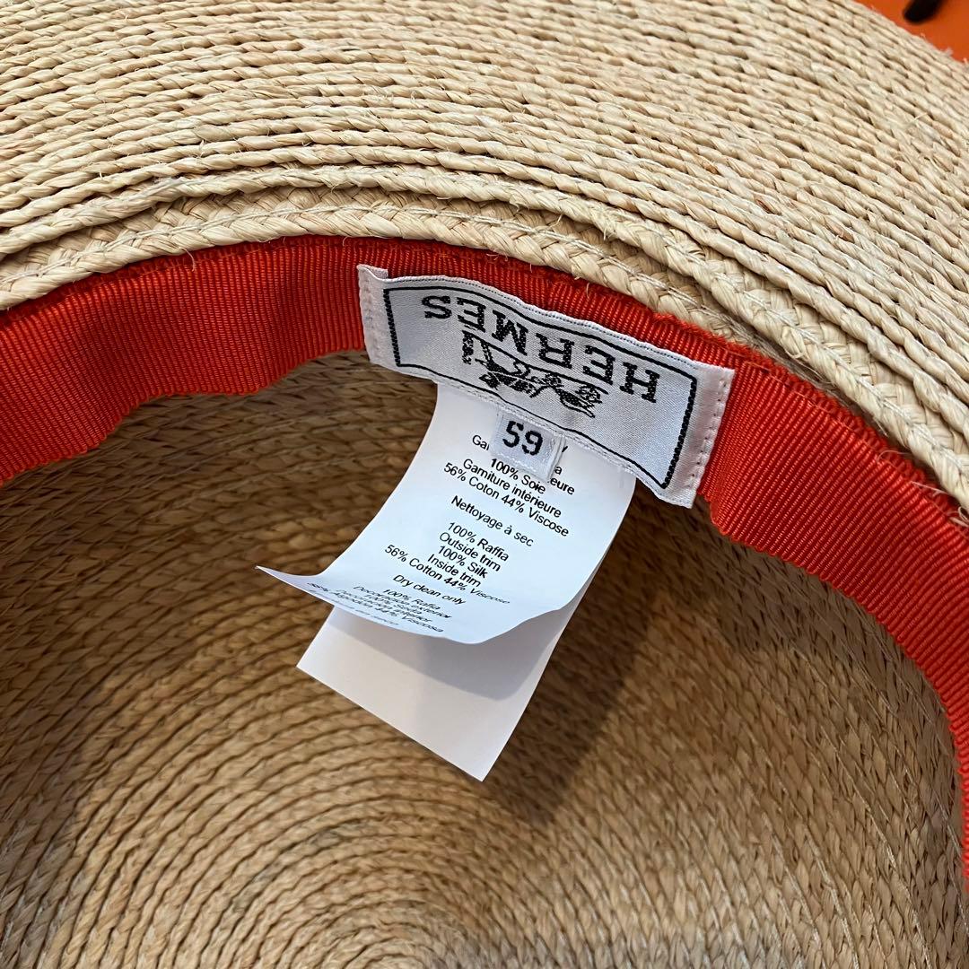 HERMES エルメス　麦わら帽子