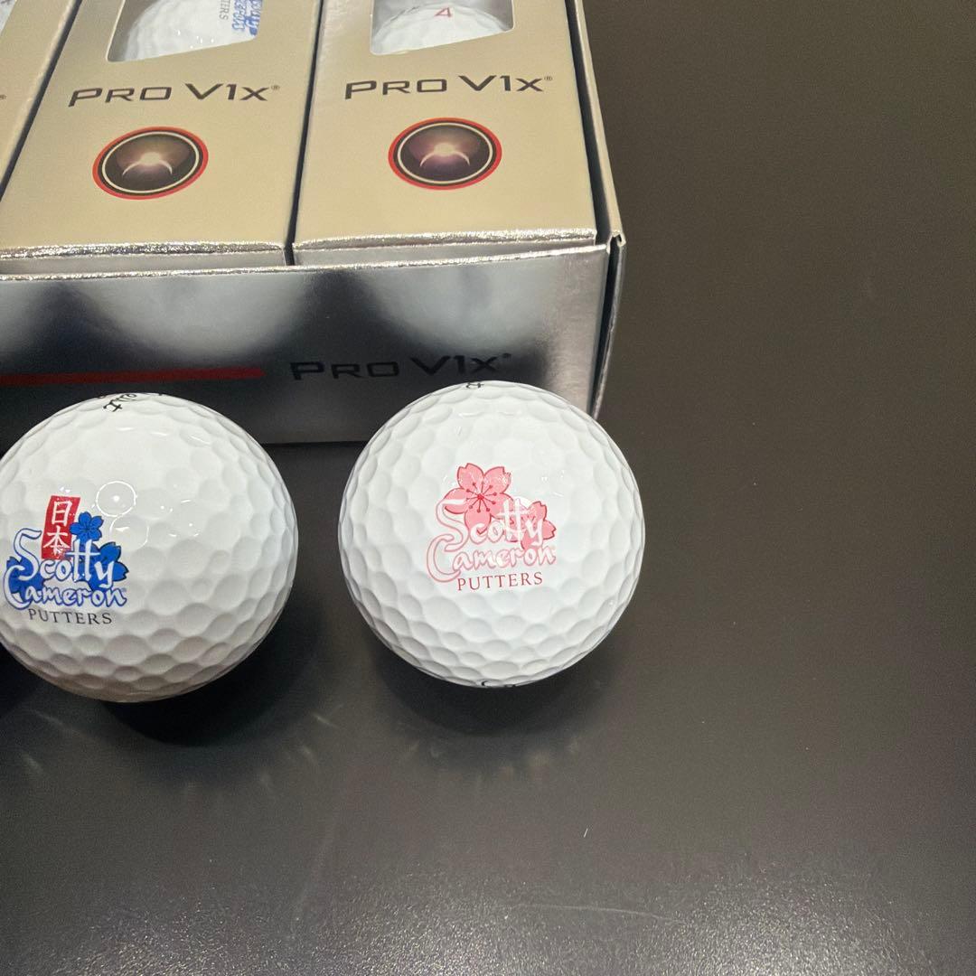 タイトリストPro V1 X スコッティキャメロン ゴルフボール 1ダース