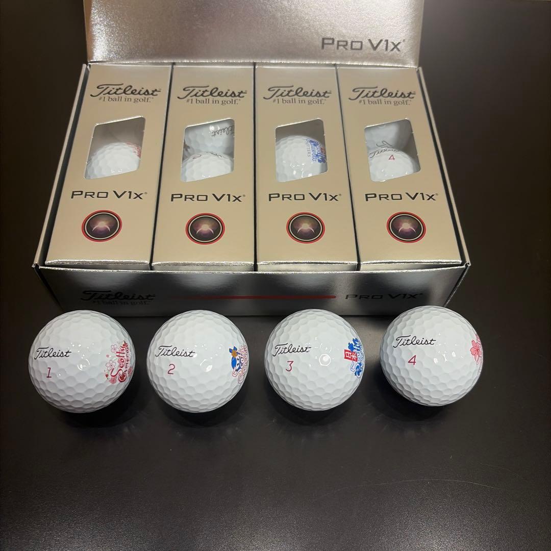 タイトリストPro V1 X スコッティキャメロン ゴルフボール 1ダース