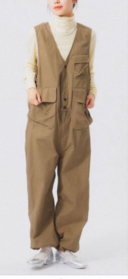 タグあり✴︎未使用✴︎コットンウェザー ハンティングベスト オールインワン