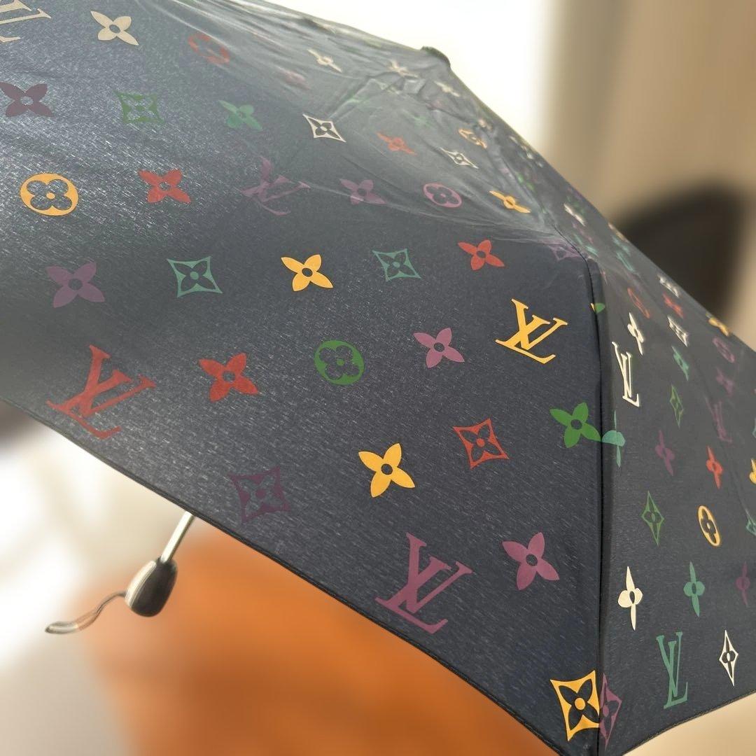 【Louis Vuitton 】希少　ジャンク品折りたたみ傘 LV ルイヴィトン