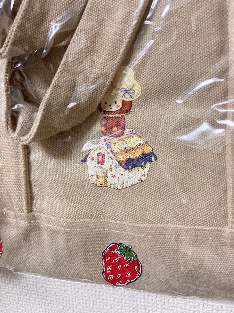 【未使用】yukiemon トートバッグ　ベージュ　くりぼー