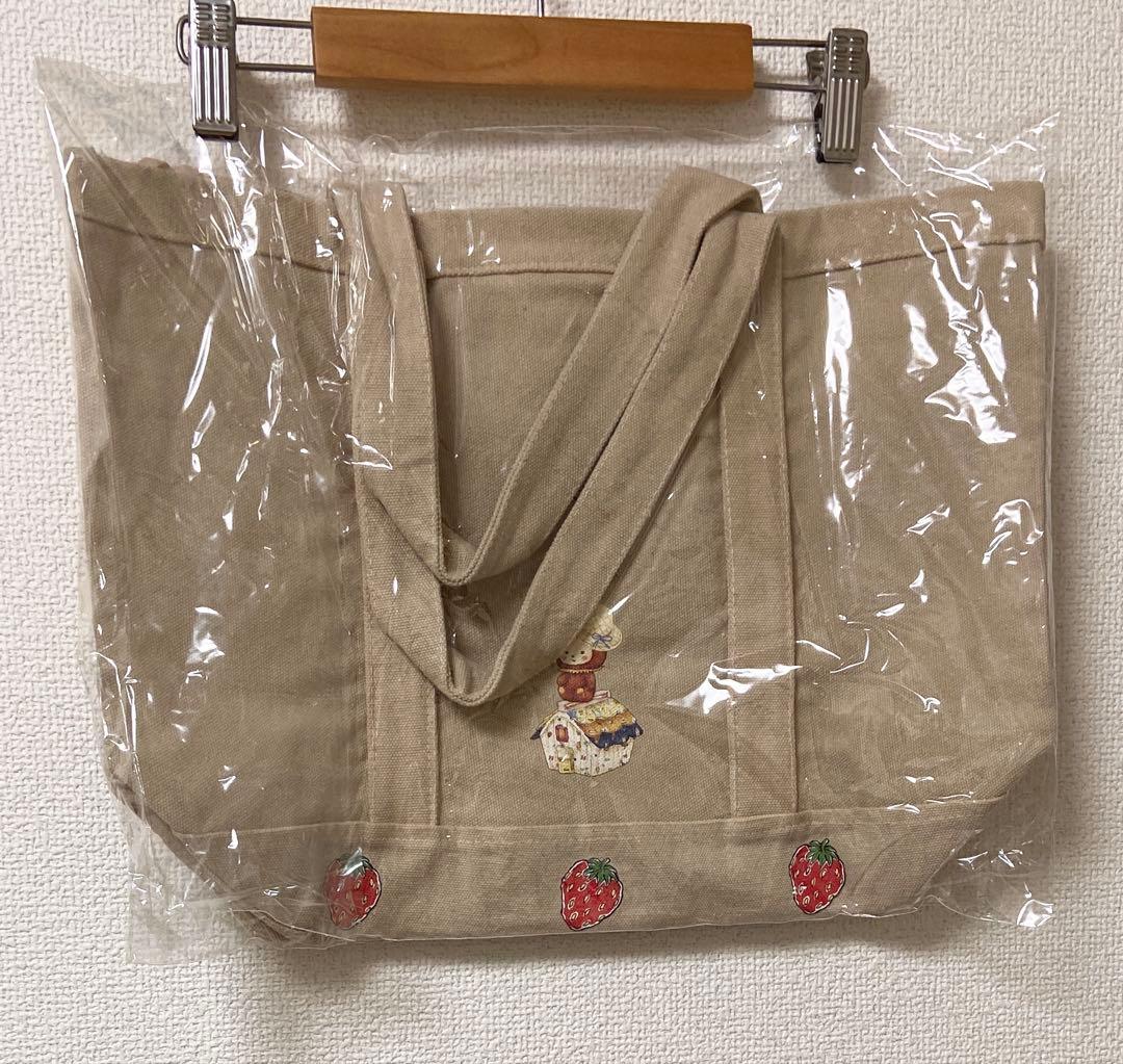 【未使用】yukiemon トートバッグ　ベージュ　くりぼー