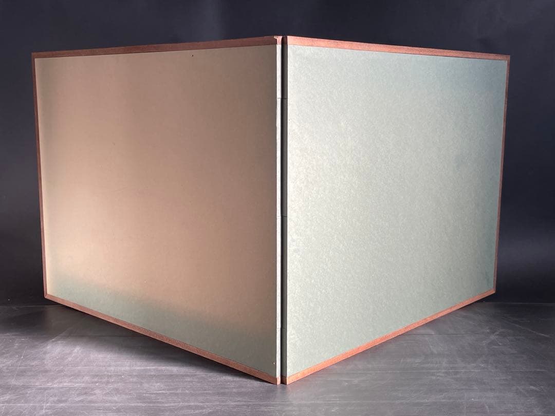 割引❗️「母」 即中斎好 金銀箔 金砂子 風炉先屏風 総張 桑縁 紙箱（206③）