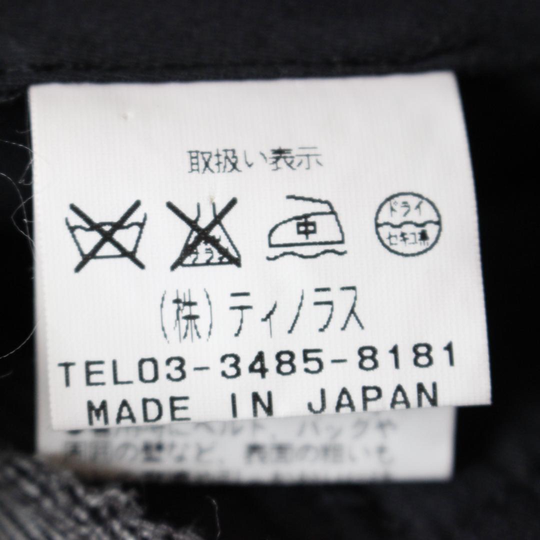 MEN'S TENORAS マオカラー スリーピーススーツ グレー XL