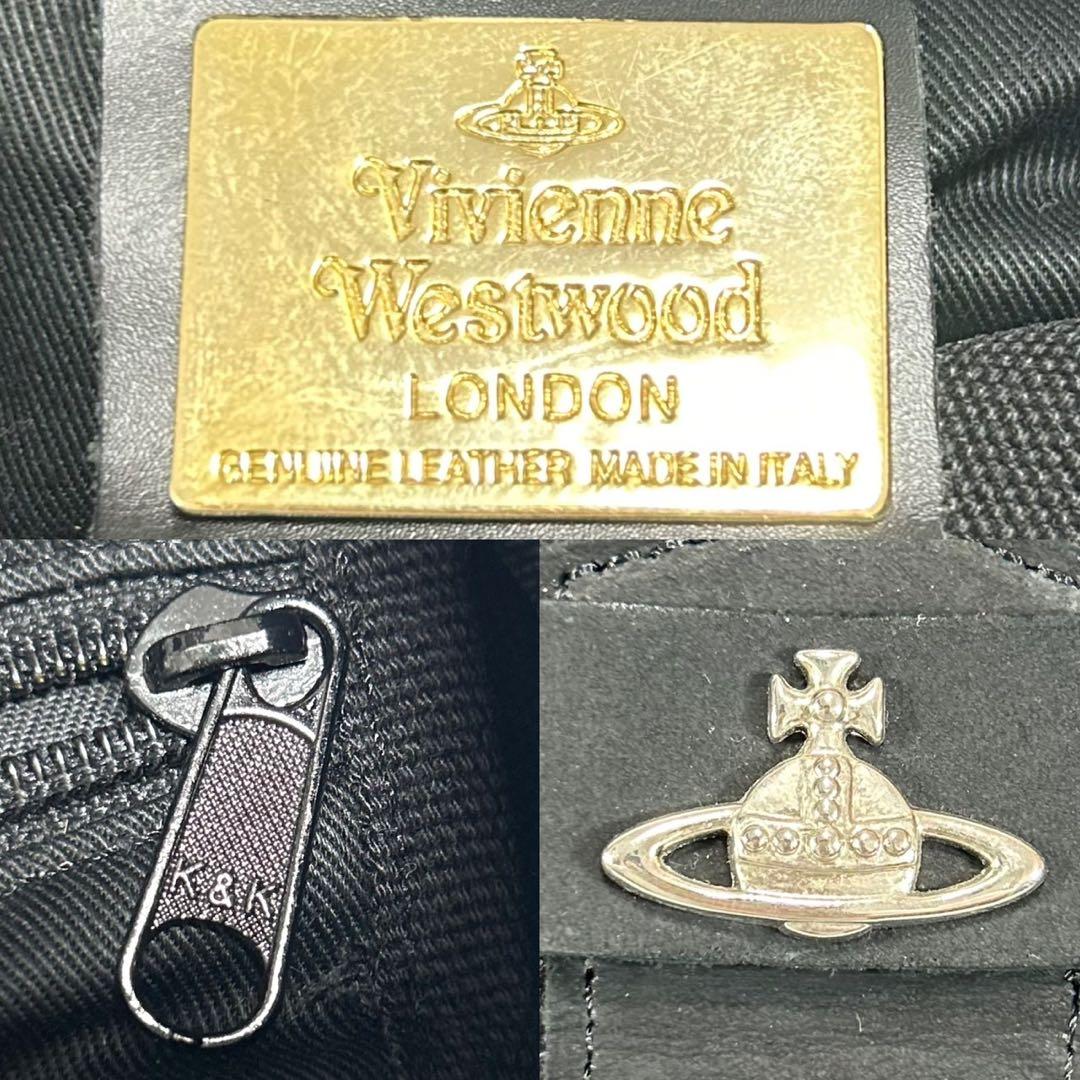 【極美品】ヴィヴィアンウエストウッド オーブ バックパック リュック 大容量 黒