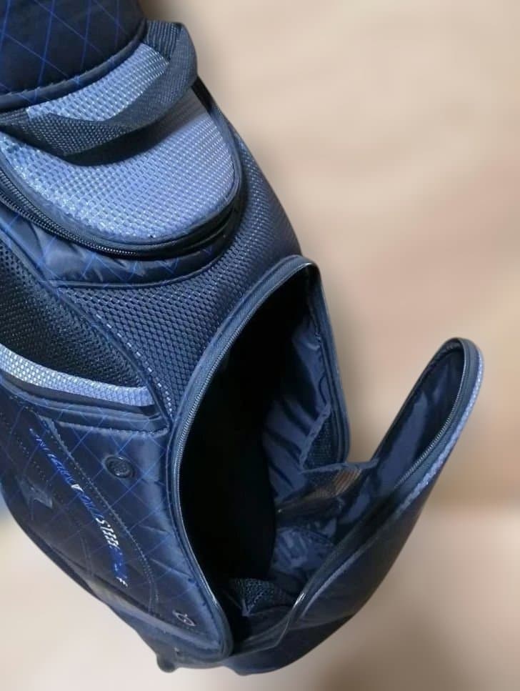 MIZUNO 軽量 キャディバッグ 黒 ゴルフバッグ