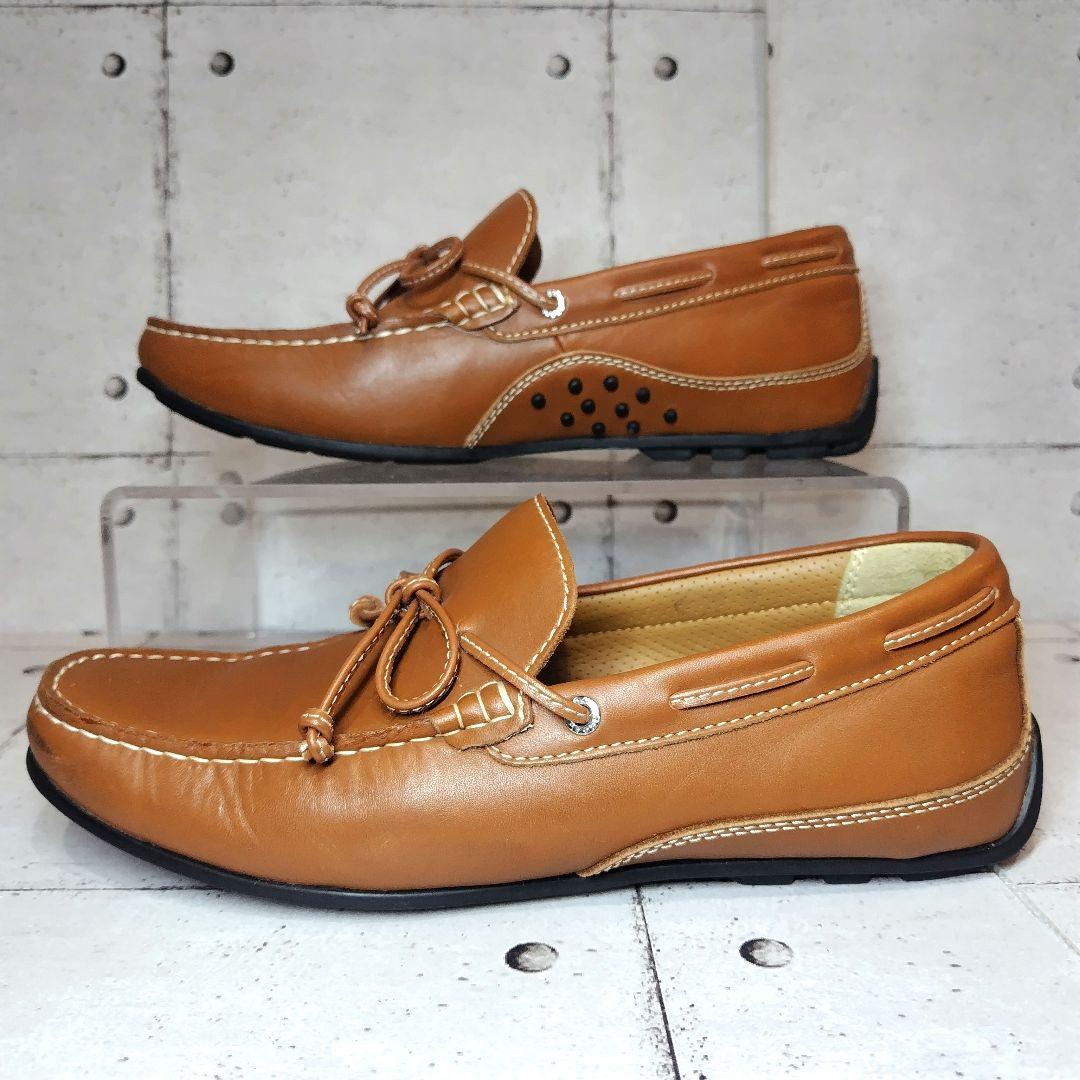 【極美品】 リーガル REGAL ドライビングシューズ 25.5cm ブラウン