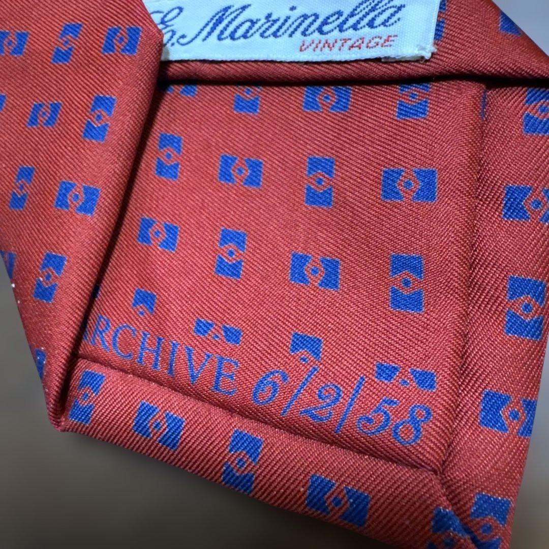 E. Marinella ビンテージ赤ネクタイ