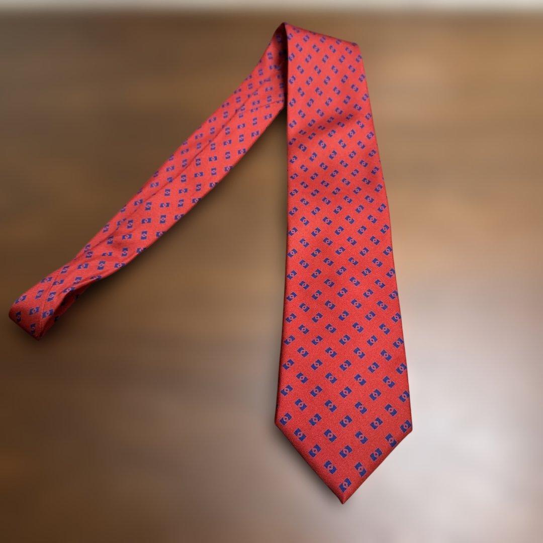 E. Marinella ビンテージ赤ネクタイ