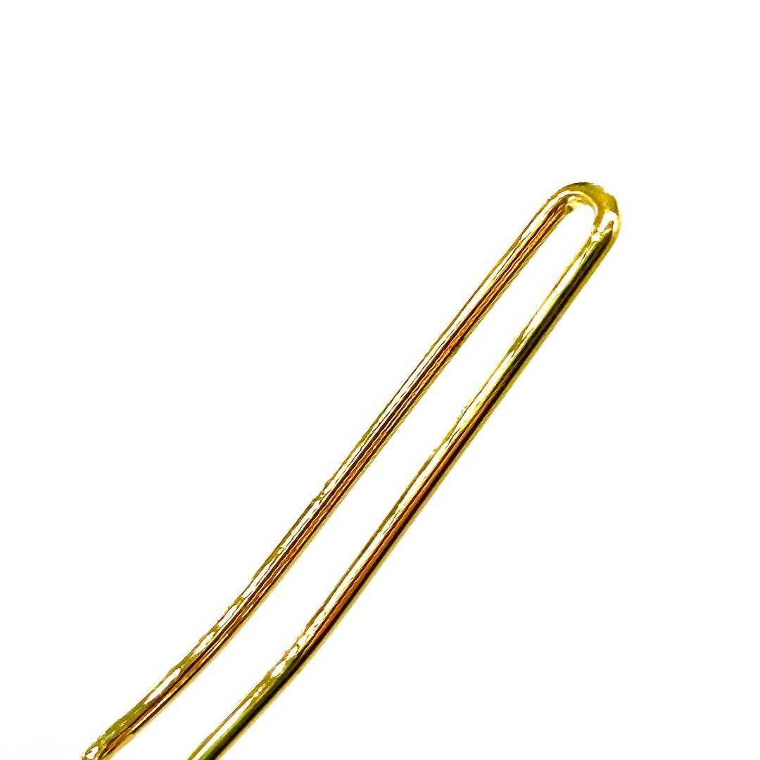 【新品同様】定価67000円 正規品 Dior ヘアクリップ バレッタ ゴールド