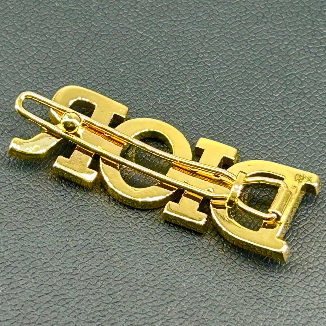 【新品同様】定価67000円 正規品 Dior ヘアクリップ バレッタ ゴールド