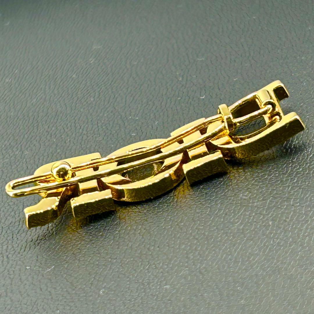 【新品同様】定価67000円 正規品 Dior ヘアクリップ バレッタ ゴールド