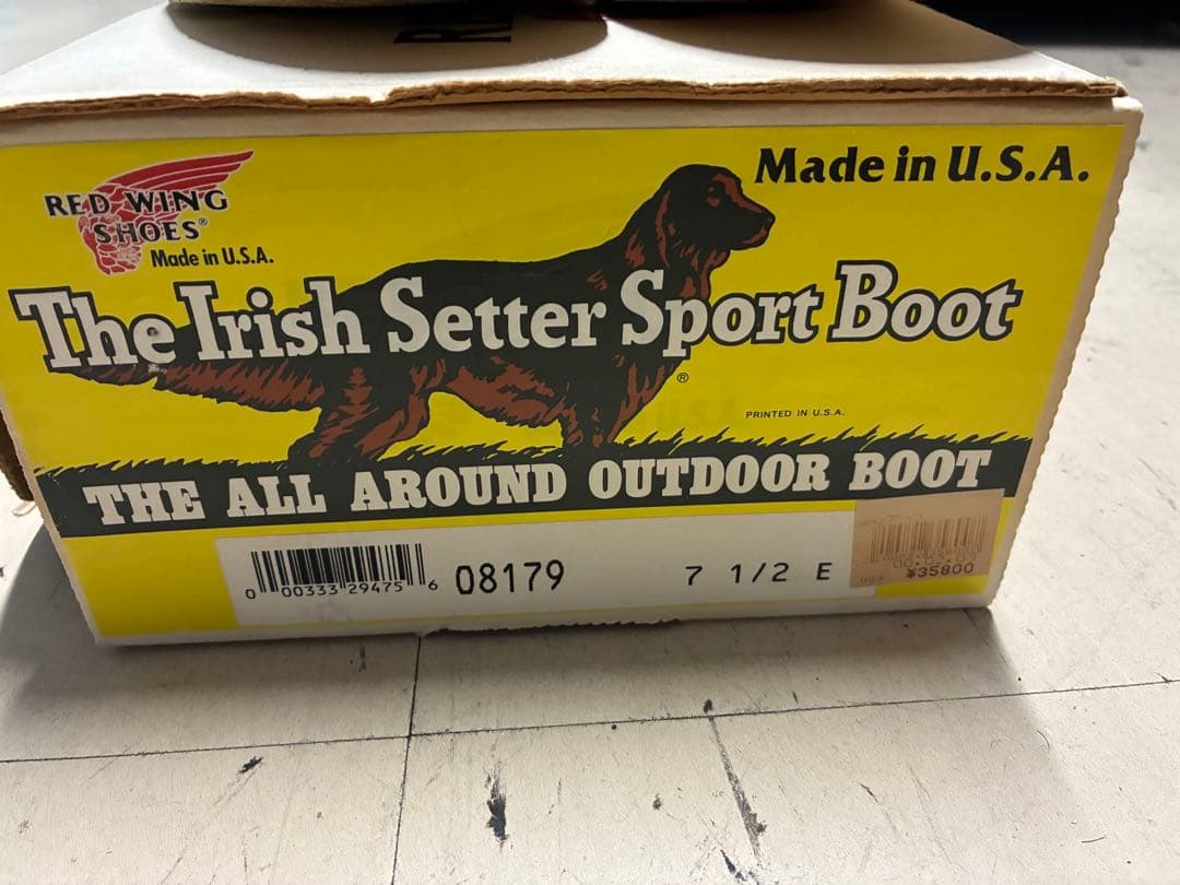 x*様 【犬タグ箱付き98年】レッドウィング　8179 アイリッシュセッター　7