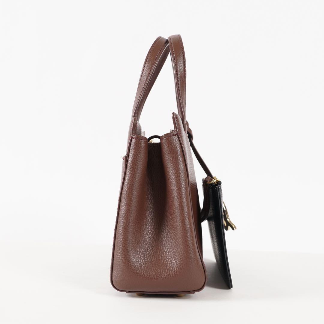 【未使用✨】アニエスベー 保存袋付き 2wayバッグ レザー ブラウン