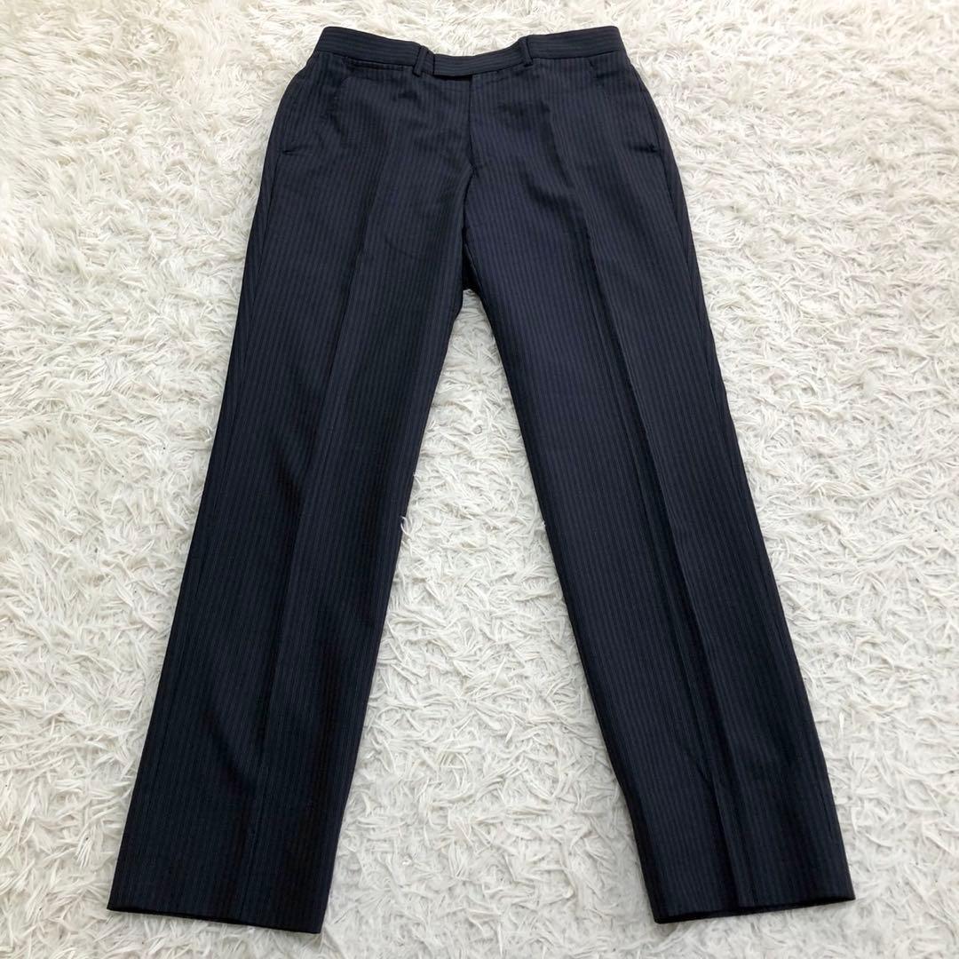 希少✨ポールスミスコレクション 花柄 ペイズリー シルク混 セットアップ 黒