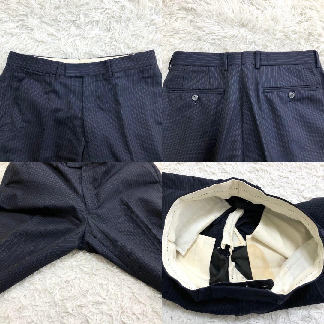 希少✨ポールスミスコレクション 花柄 ペイズリー シルク混 セットアップ 黒