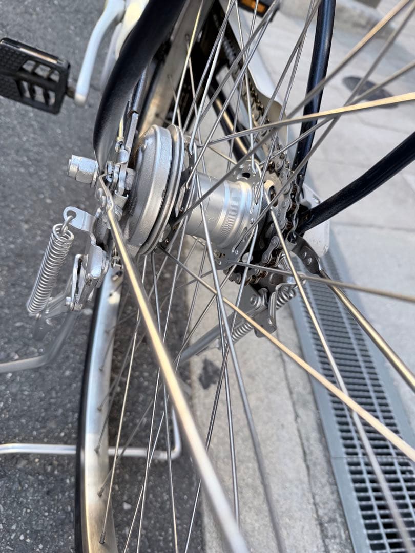 大阪府　Panasonic 電動アシスト自転車 ネイビー　26インチ