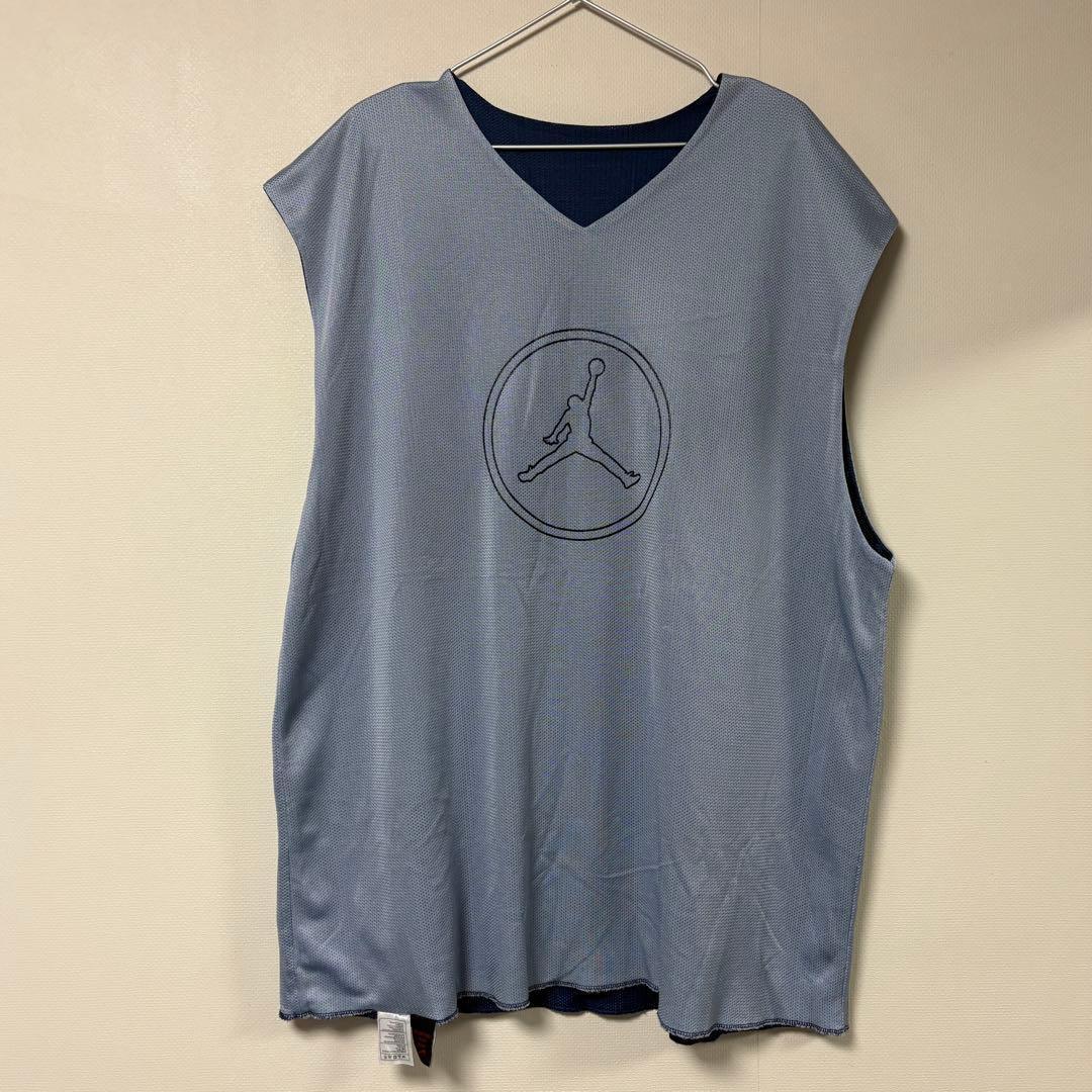 JORDAN リバーシブル タンクトップ バスケ ネイビー グレー XXL 希少