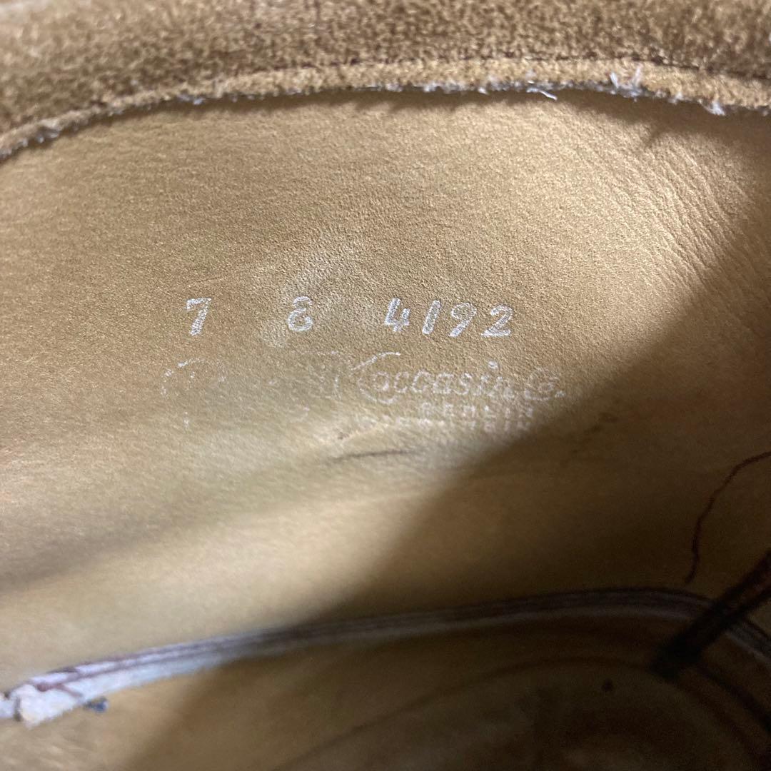 靴 RUSSELL MOCCASIN KNOCK A BOUT US7E 25.0