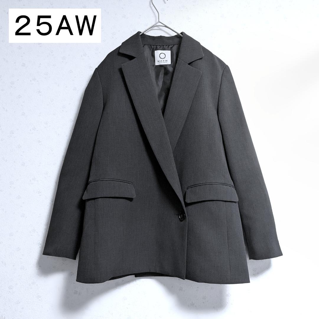 今季 マルゥ ユナイテッドアローズ バック アシンメトリー ジャケット 34