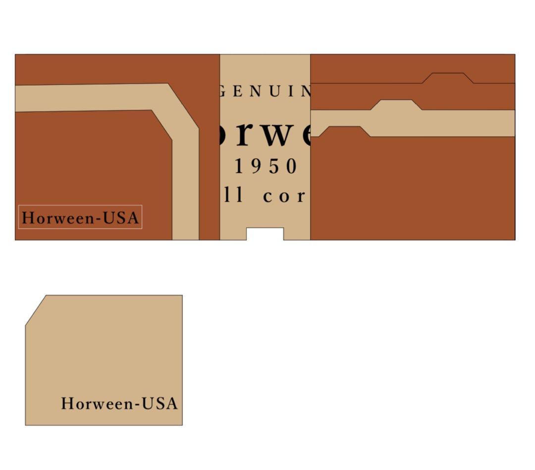 オーダー品　マネークリップ　ホーウィン　シェルコードバン