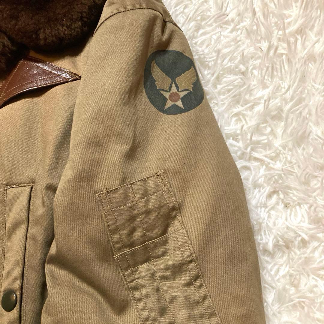 【希少M品番／良品バズリクソンズ】 B-15A M13767 ベージュ38