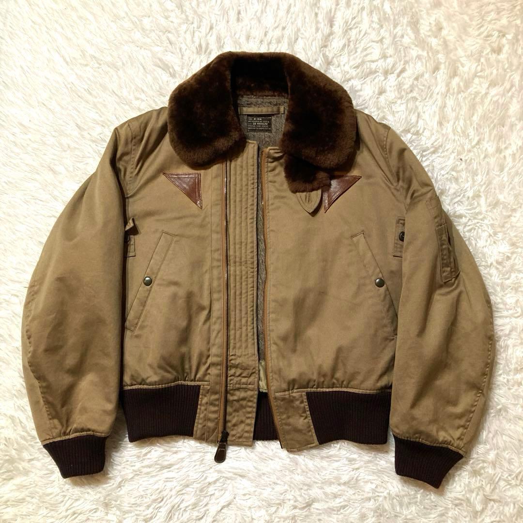 【希少M品番／良品バズリクソンズ】 B-15A M13767 ベージュ38