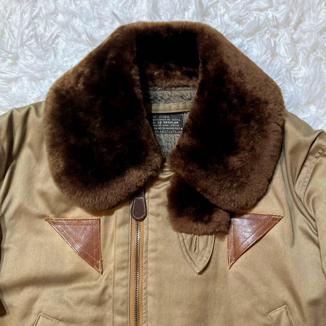 【希少M品番／良品バズリクソンズ】 B-15A M13767 ベージュ38