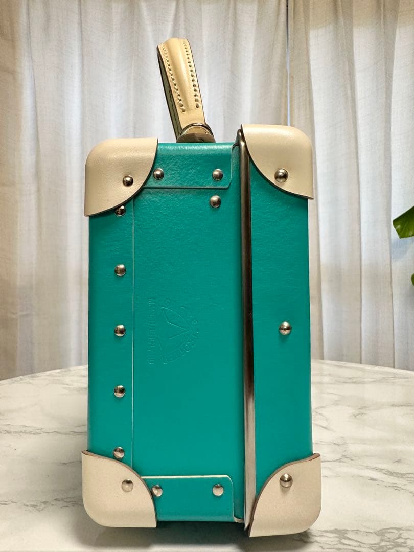 【希少】グローブトロッター　ミニトランク　ティファニーブルー