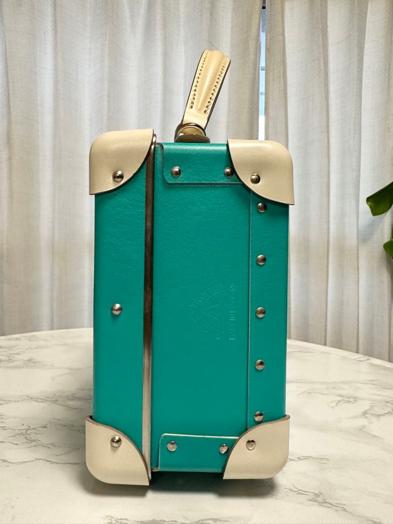 【希少】グローブトロッター　ミニトランク　ティファニーブルー