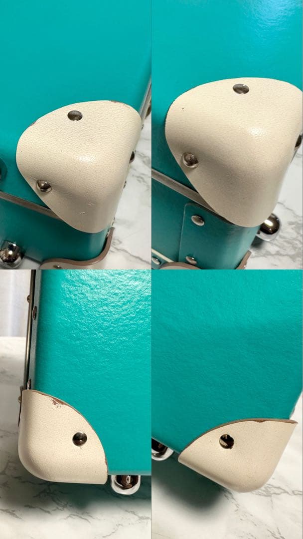 【希少】グローブトロッター　ミニトランク　ティファニーブルー