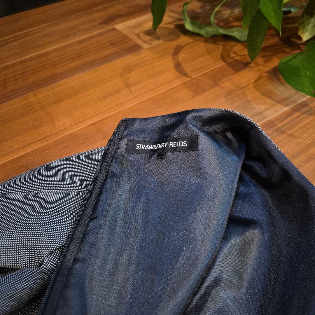 ストロベリーフィールズ☆ブラック切り替えワンピース