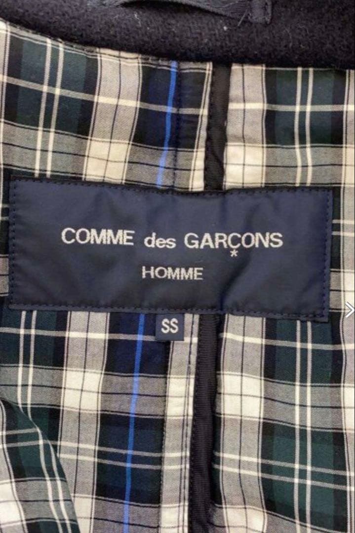 美品2008comme des garcons hommeピーコート茎わかめ着用