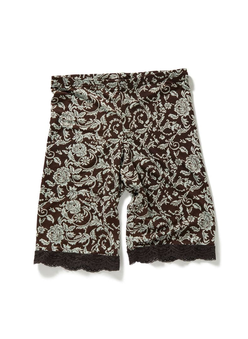 完売試着のみ　PERVERZE Lace Trim Shorts / Brown