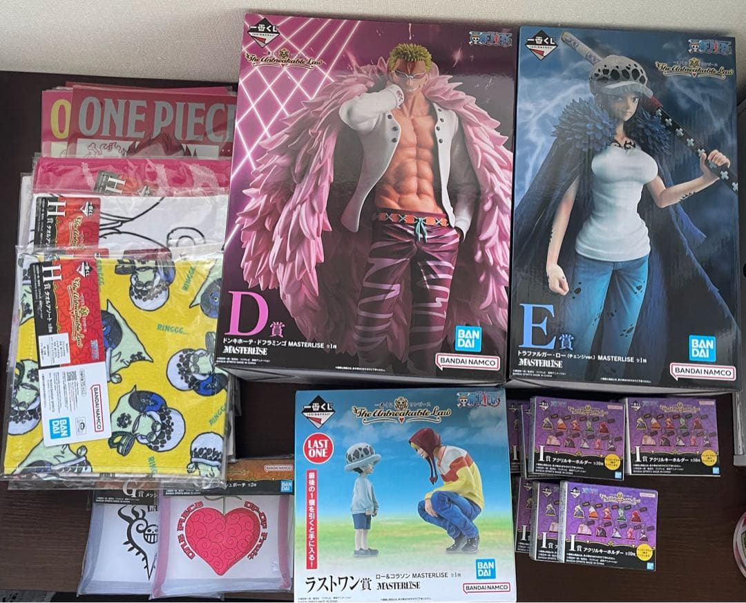 ワンピース　一番くじ　The Unbreakable Law ラスワンD賞E賞