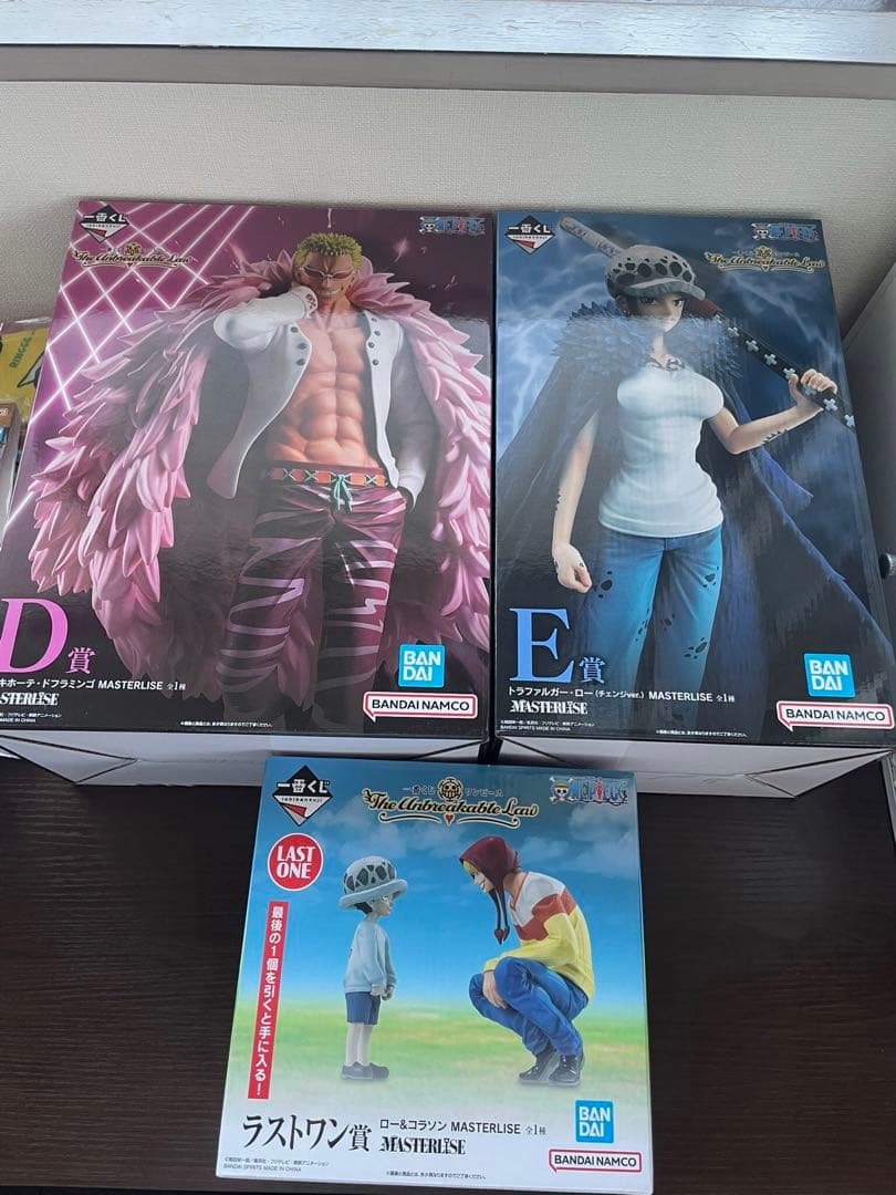 ワンピース　一番くじ　The Unbreakable Law ラスワンD賞E賞